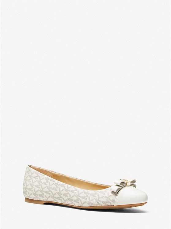 商品Michael Kors|Andrea Logo Ballet Flat,价格¥881,第1张图片