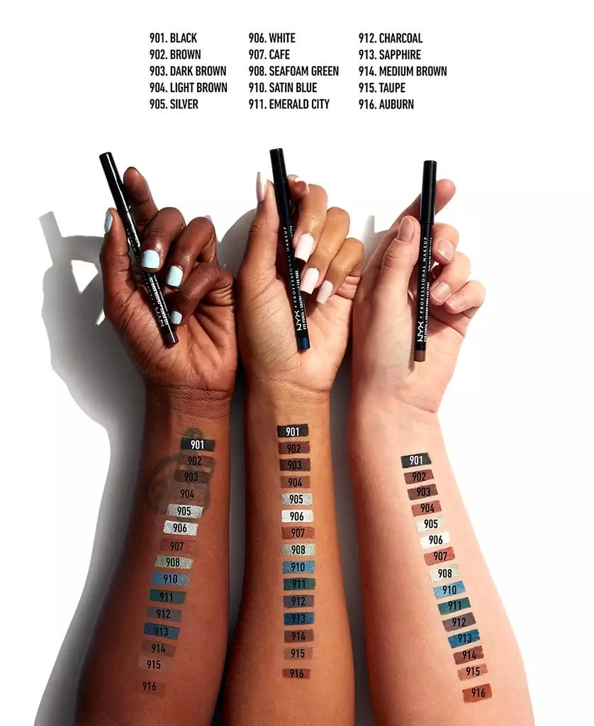 商品NYX Professional Makeup|Slim Eye Pencil,价格¥38,第3张图片详细描述