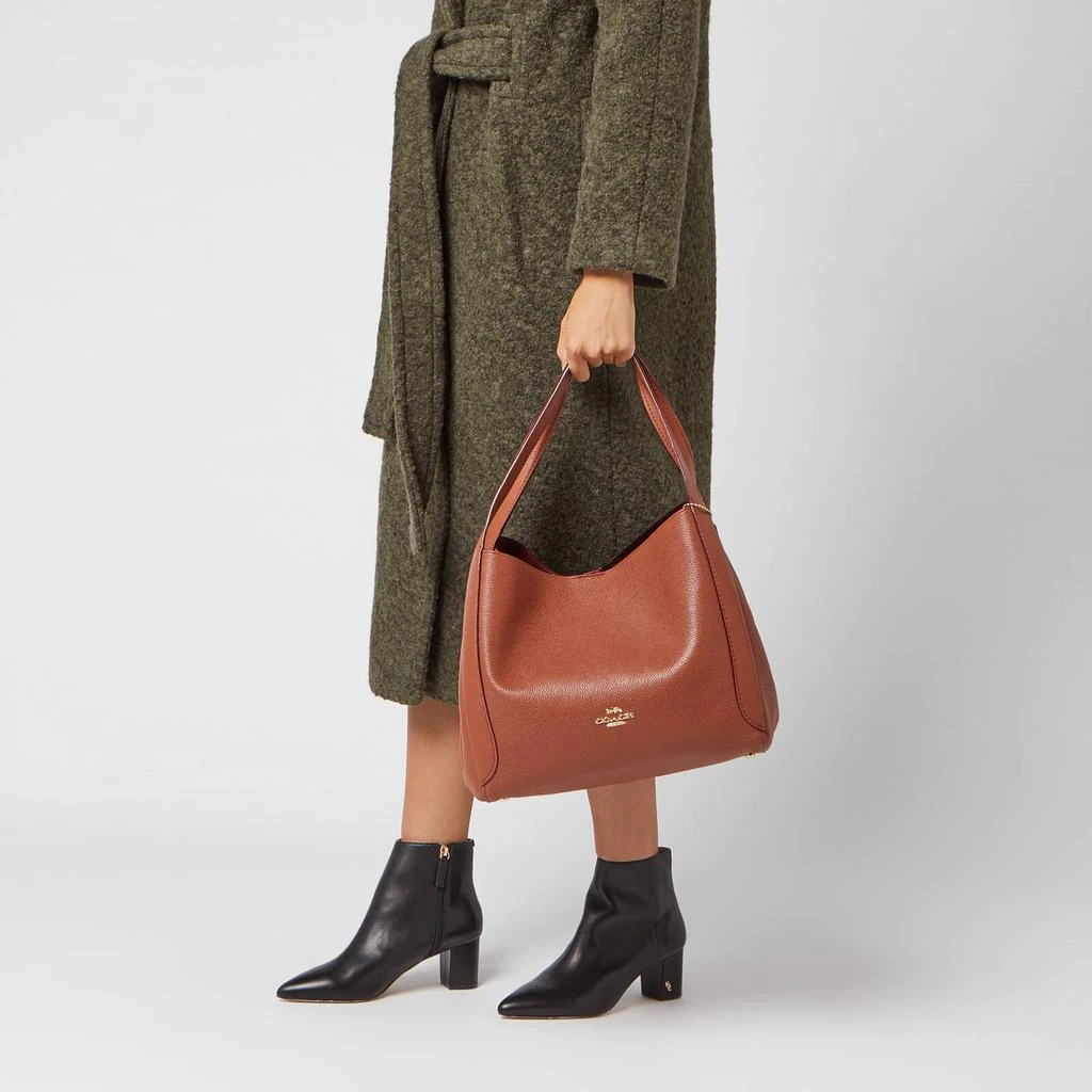 商品Coach|Coach Women's Polished Pebble Leather Hadley Hobo Bag - 1941 Saddle,价格¥2123,第3张图片详细描述