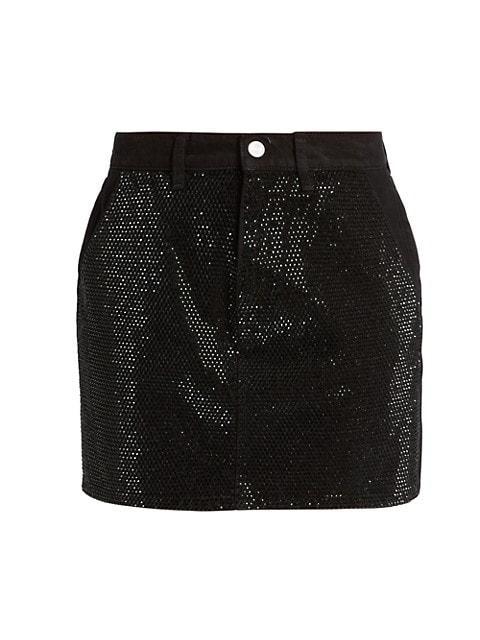 商品FRAME|Frame Atelier Studded Le Mini Skirt,价格¥3568,第1张图片