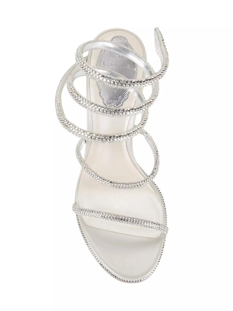 商品Rene Caovilla|Cleo Crystal-Embellished Wrap Sandals,价格¥12880,第5张图片详细描述
