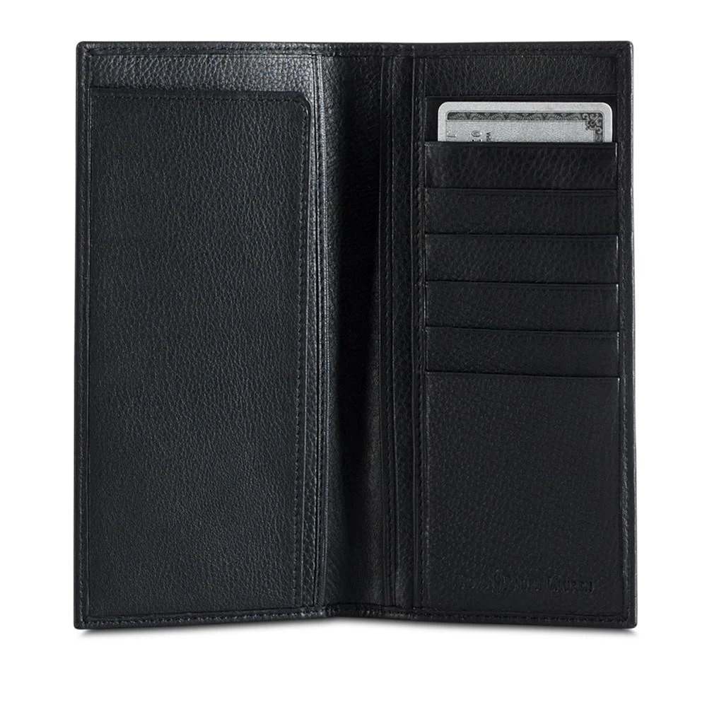 商品Ralph Lauren|Men's Wallet, Narrow Pebbled Wallet,价格¥432,第2张图片详细描述