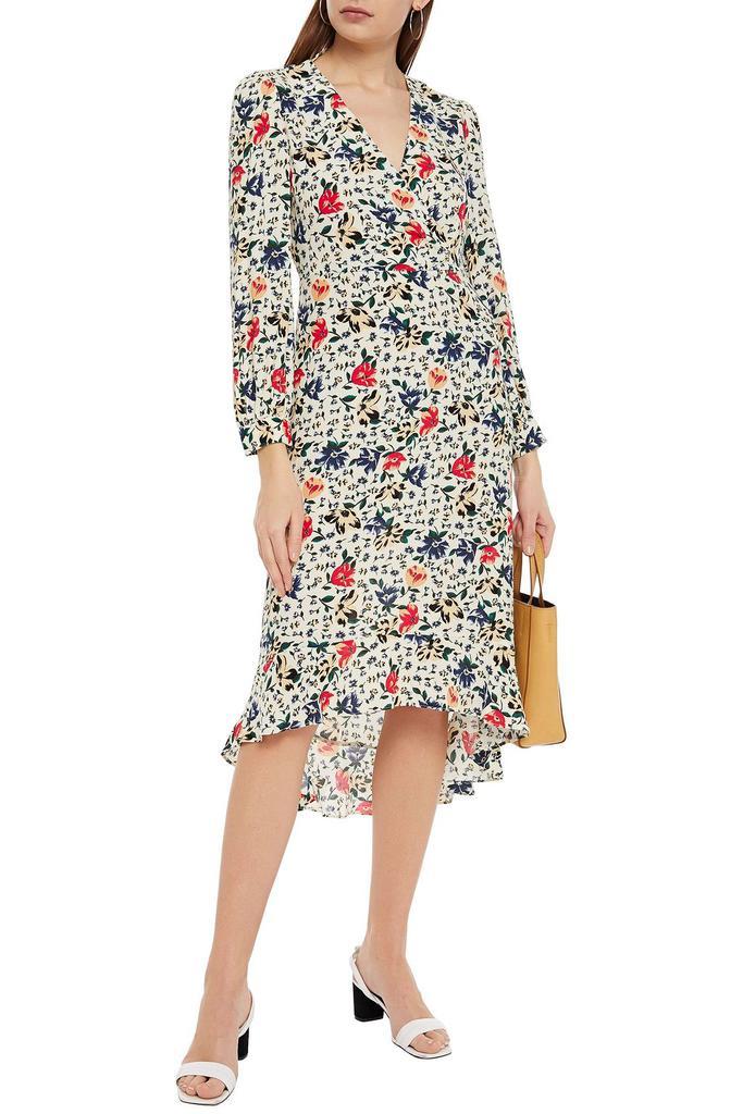 商品ba&sh|Paloma wrap-effect floral-print crepe dress,价格¥809,第6张图片详细描述