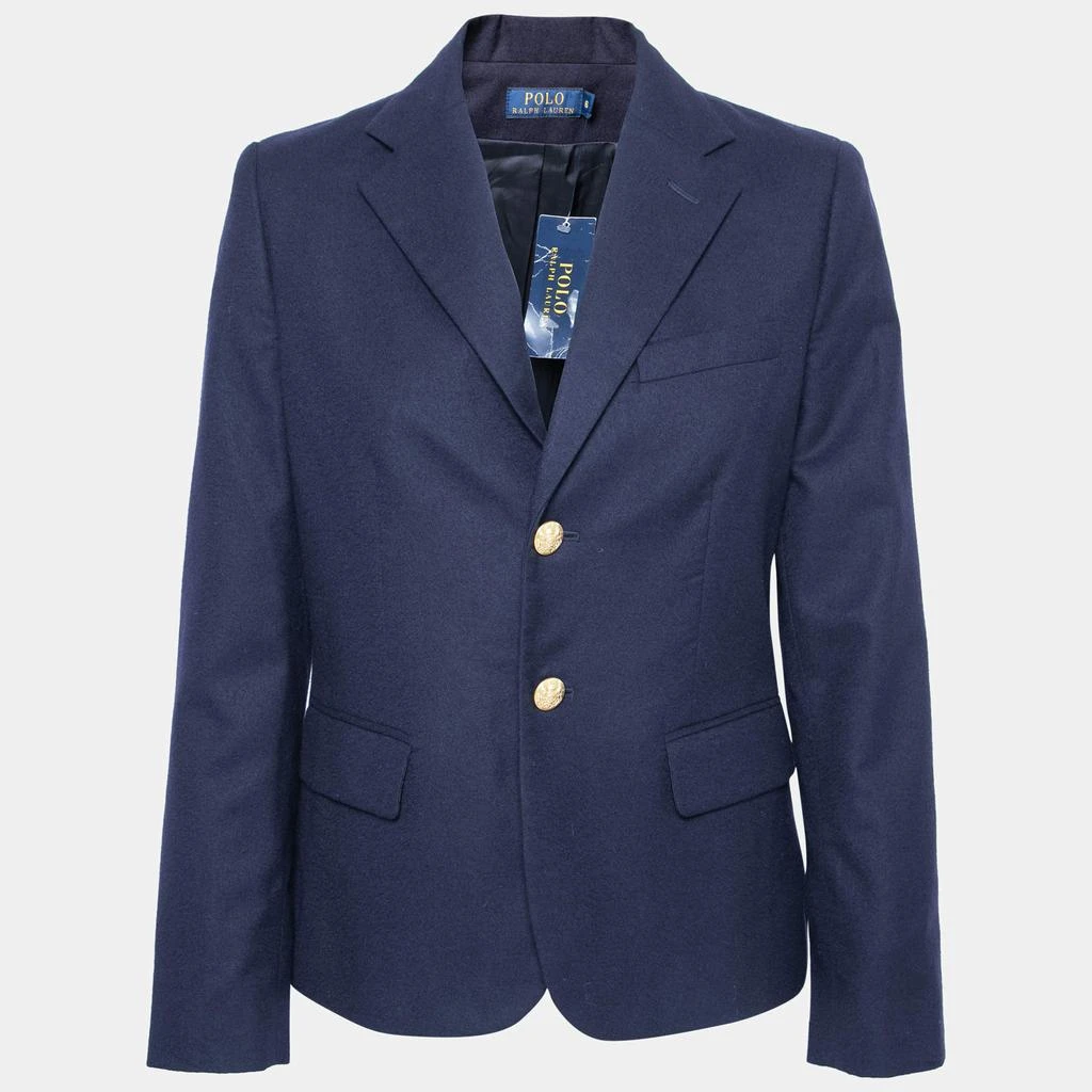 商品[二手商品] Ralph Lauren|Polo By Ralph Lauren Navy Blue Wool Single Breasted Blazer M,价格¥1363,第1张图片