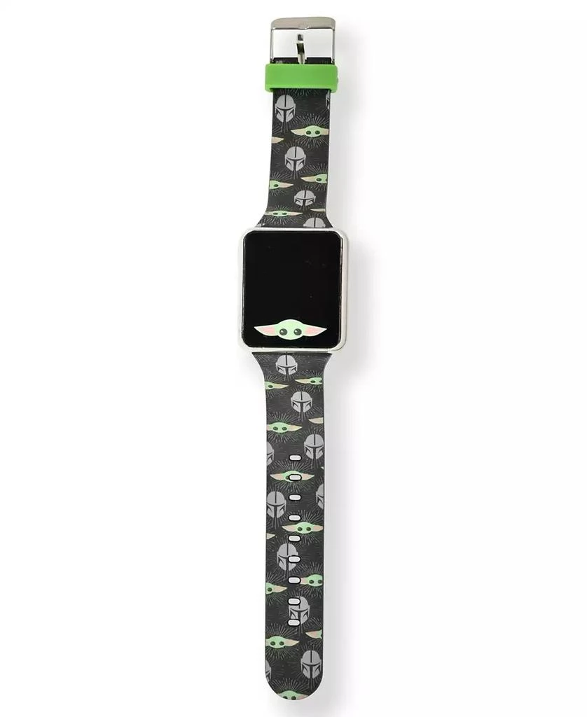 商品Accutime|Star Wars Kid's Baby Yoda Touch Screen Black Silicone Strap LED Watch, 36mm x 33 mm,价格¥127,第3张图片详细描述