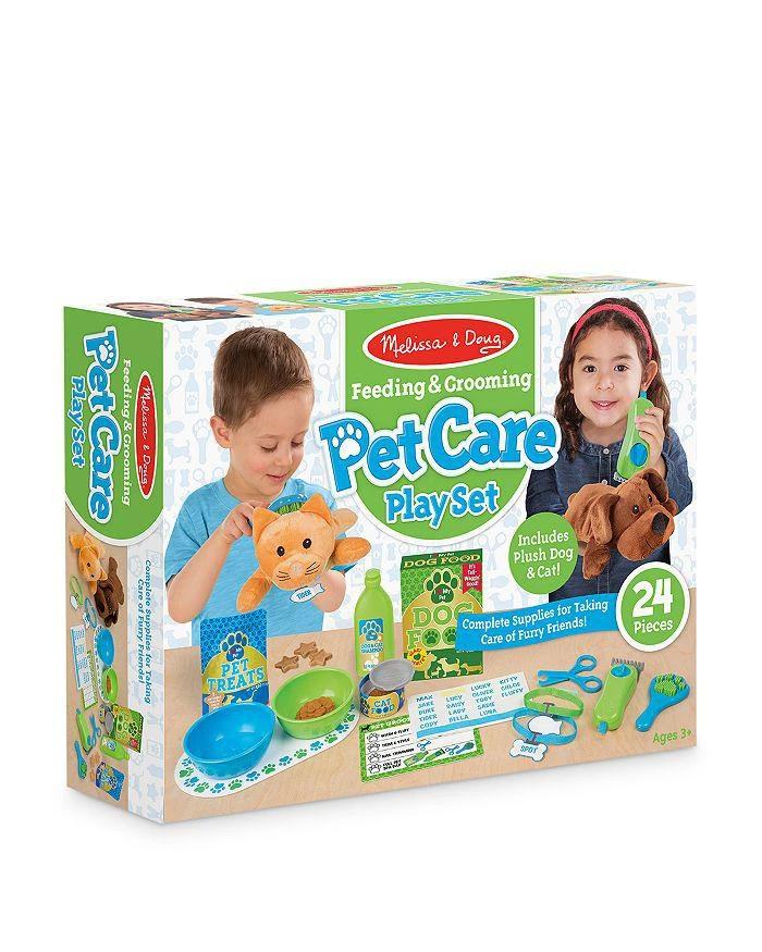 商品Melissa & Doug|Feeding & Grooming Pet Care Play Set - Ages 3+,价格¥283,第2张图片详细描述