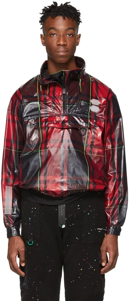 商品Off-White|Red Checked Anorak Jacket,价格¥2688,第1张图片