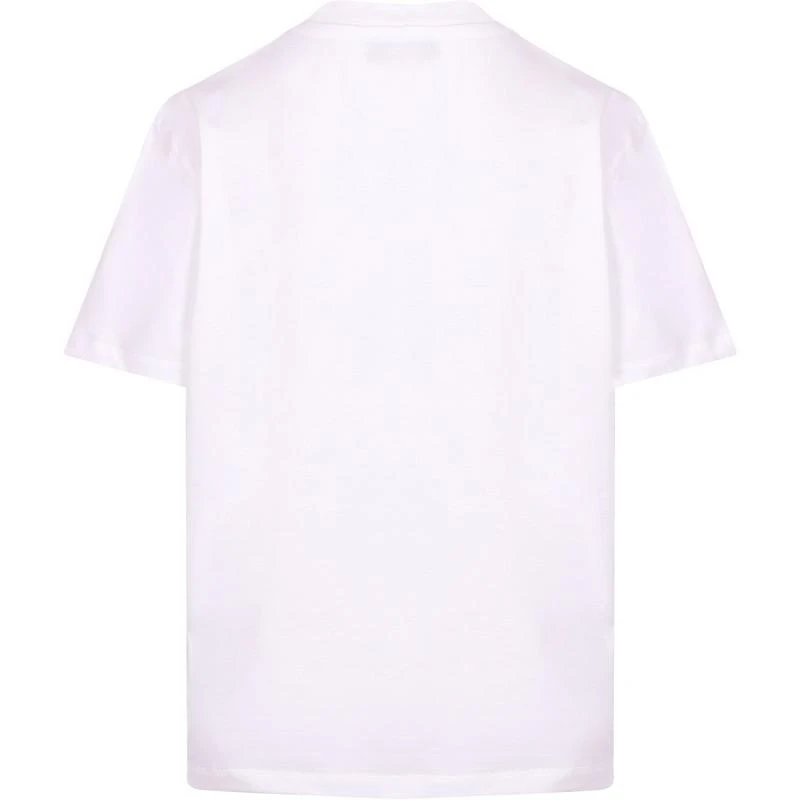 商品Balmain|Neon pink monogram t shirt in white,价格¥1515,第2张图片详细描述
