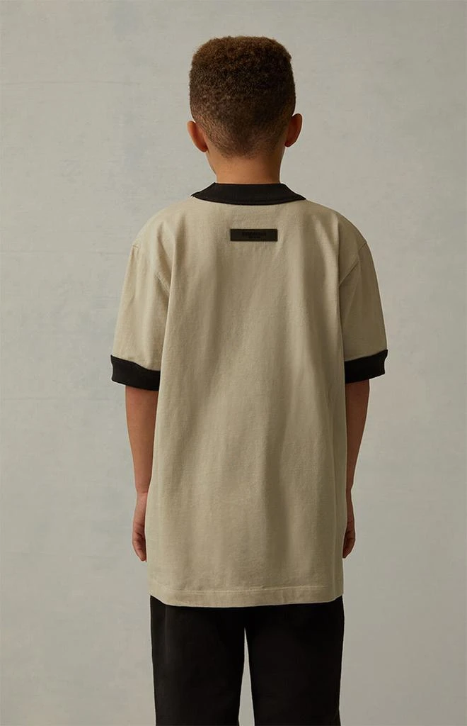 商品Essentials|Wheat V-Neck T-Shirt,价格¥124,第4张图片详细描述