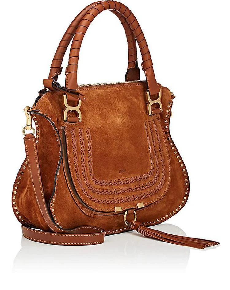 商品Chloé|Marcie Medium Satchel,价格¥17351,第3张图片详细描述