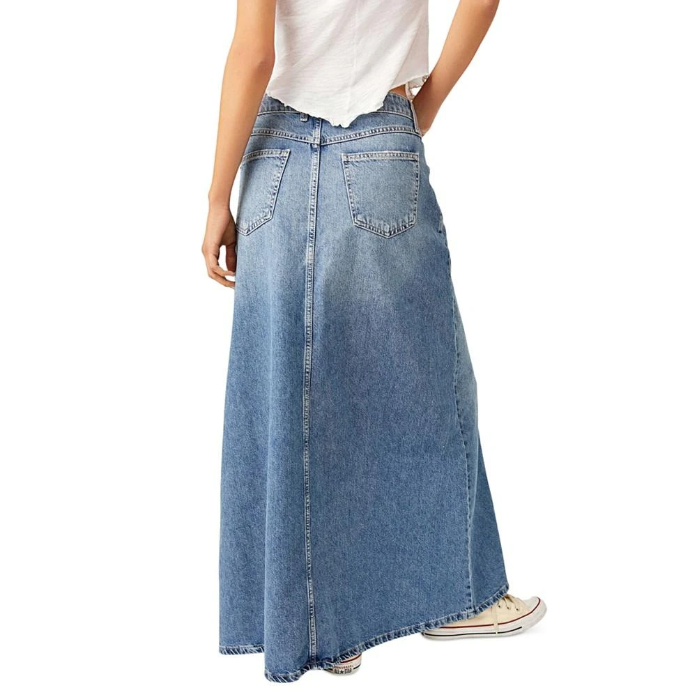 商品Free People|Women's Come As You Are Denim Maxi Skirt,价格¥883,第2张图片详细描述