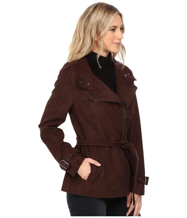 商品Kenneth Cole|Belted Suede Biker Jacket,价格¥417,第4张图片详细描述