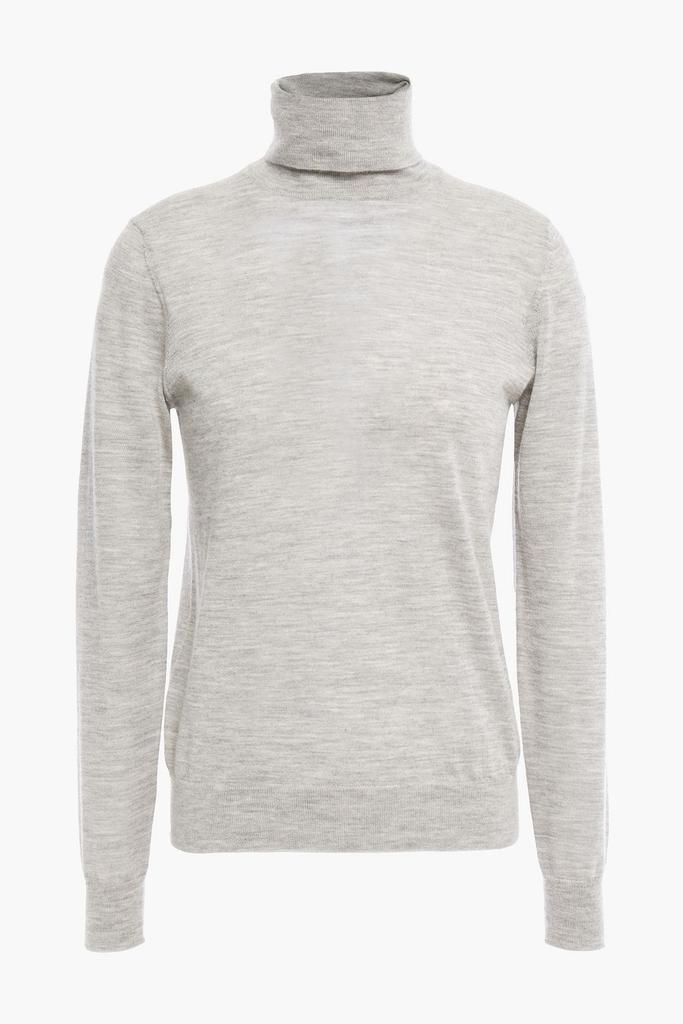 Mélange cashmere turtleneck sweater商品第1张图片规格展示