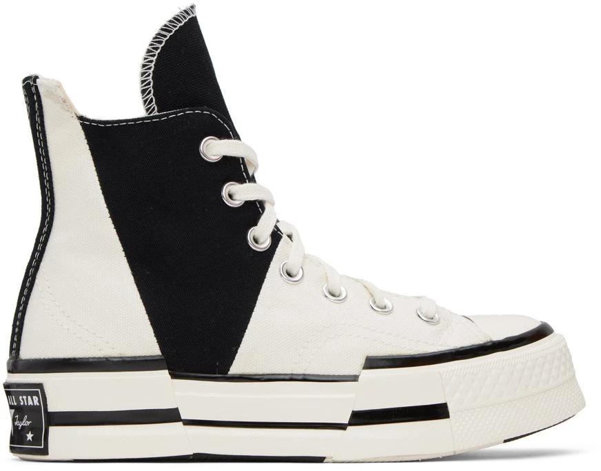商品Converse|黑色 & 白色 Chuck 70 Plus 高帮运动鞋,价格¥1018,第1张图片