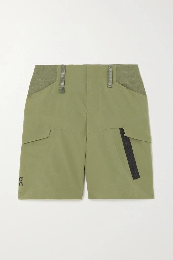 商品On|Explorer 拼接软壳面料边饰梭织短裤,价格¥993,第1张图片
