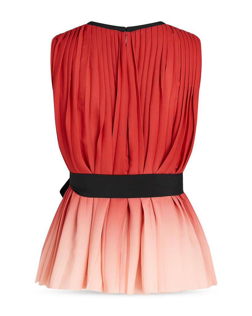 Pleated Ombré Blouse商品第2张图片规格展示