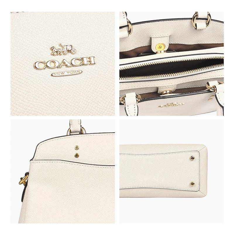 商品Coach|美国直邮 COACH/蔻驰奥莱20新款女士白色单肩手提戴妃包时尚气质优雅,价格¥2756,第10张图片详细描述