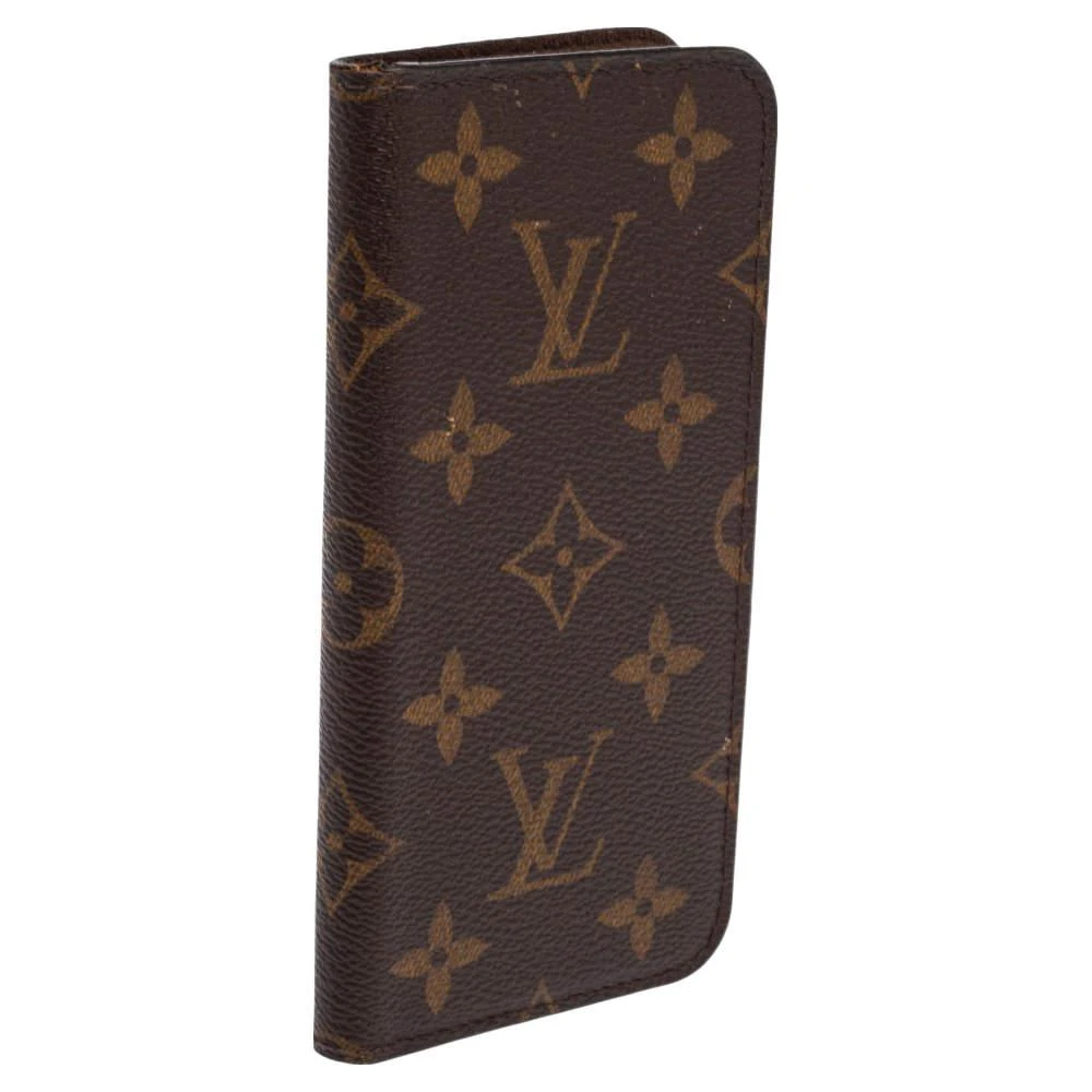 商品[二手商品] Louis Vuitton|Louis Vuitton Monogram Canvas iPhone X Folio Case,价格¥823,第3张图片详细描述