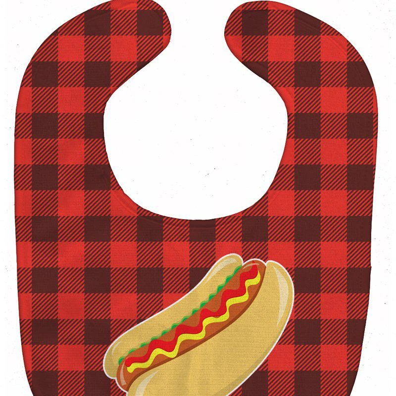 商品Caroline's Treasures|Backyard BBQ Hot Dog Baby Bib,价格¥83,第1张图片