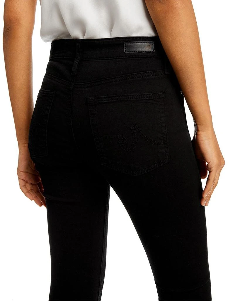 商品AG|Farrah High Rise Raw Hem Ankle Skinny Jeans in Black Ink,价格¥433,第5张图片详细描述