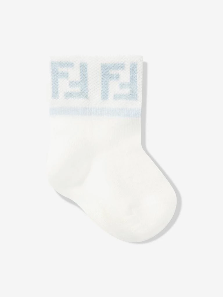 商品Fendi|Fendi Baby Boys Logo Socks Set (5 Pairs) in Multicolour,价格¥423,第5张图片详细描述