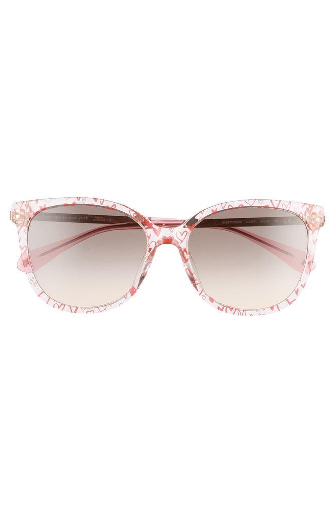 商品Kate Spade|britton 55mm cat eye sunglasses,价格¥447,第5张图片详细描述