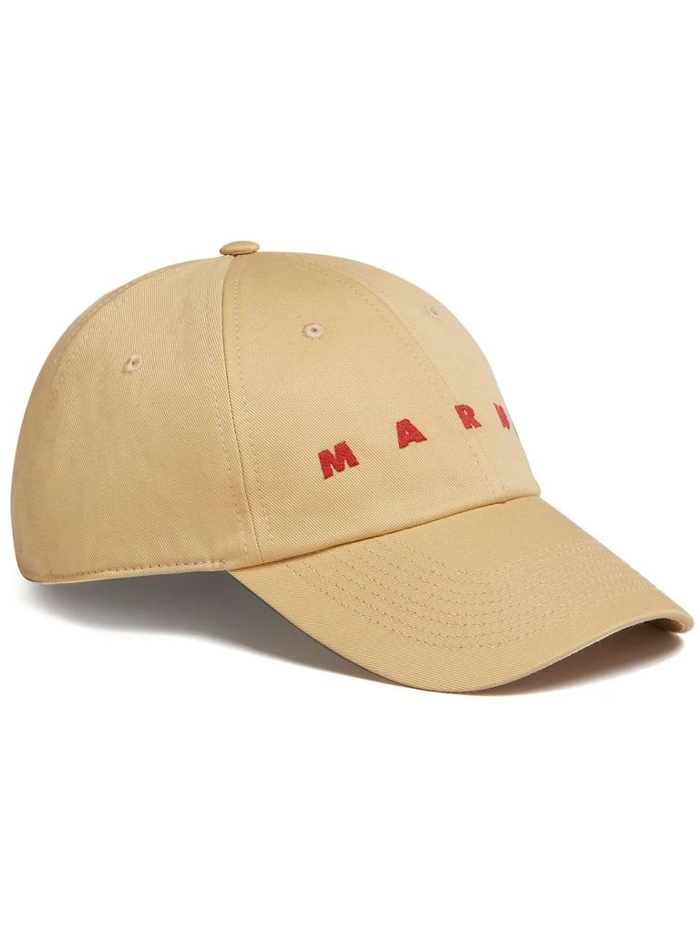 商品Marni|Beige Cotton Baseball Cap,价格¥2427,第1张图片