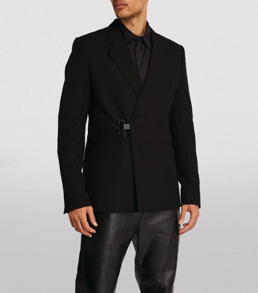 商品Givenchy|Wool Padlock-Detail Blazer,价格¥25757,第3张图片详细描述