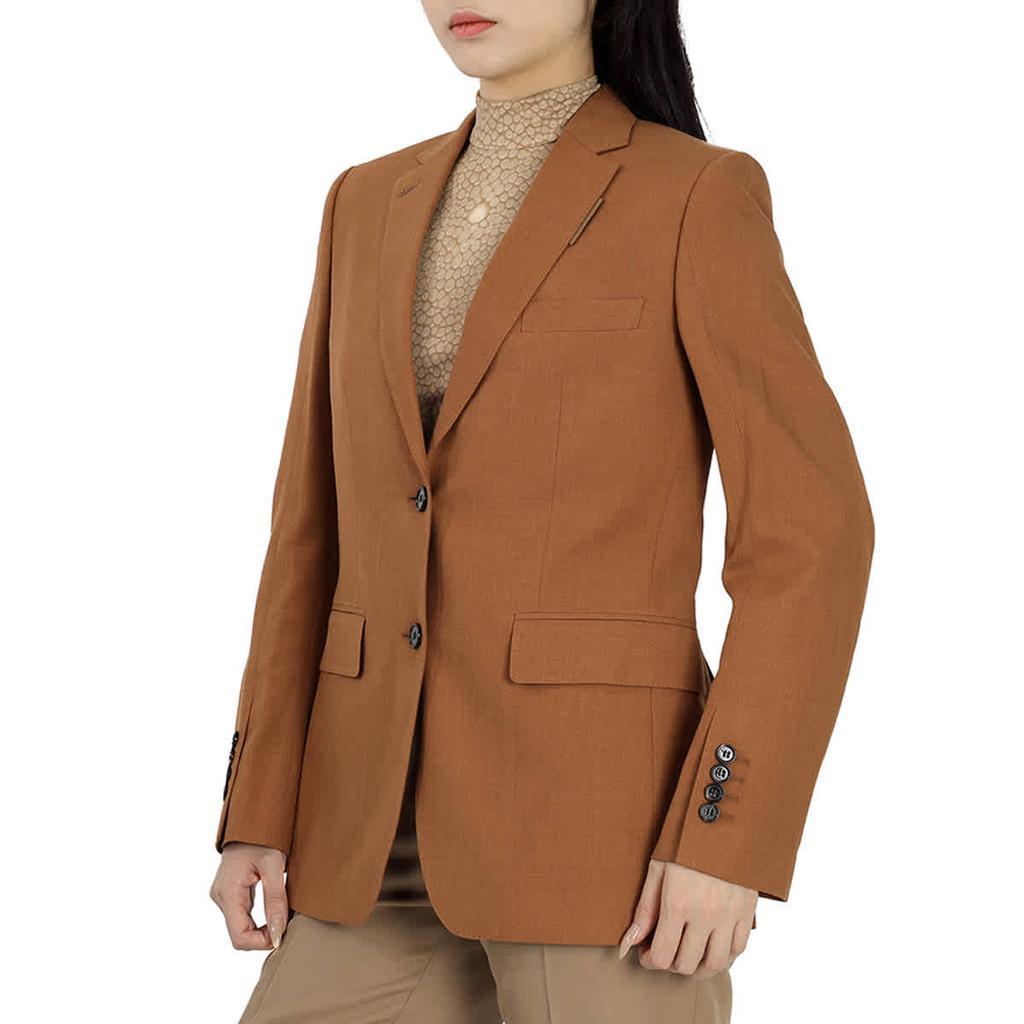 商品Burberry|Wool Silk Cotton Blazer Jacket,价格¥8610,第2张图片详细描述