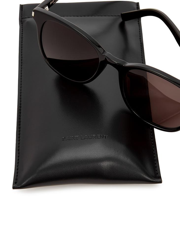商品Yves Saint Laurent|Zoe black wayfarer-style sunglasses,价格¥2236,第6张图片详细描述