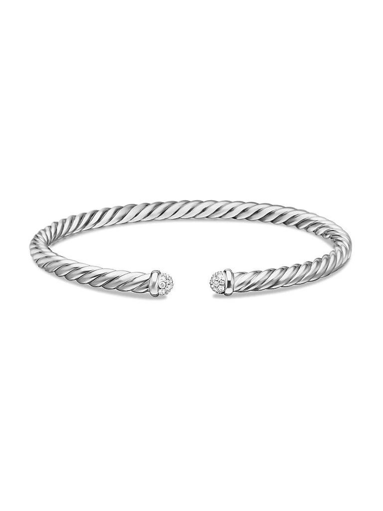 商品David Yurman|Cable Flex Bracelet in 18K White Gold,价格¥24772,第5张图片详细描述