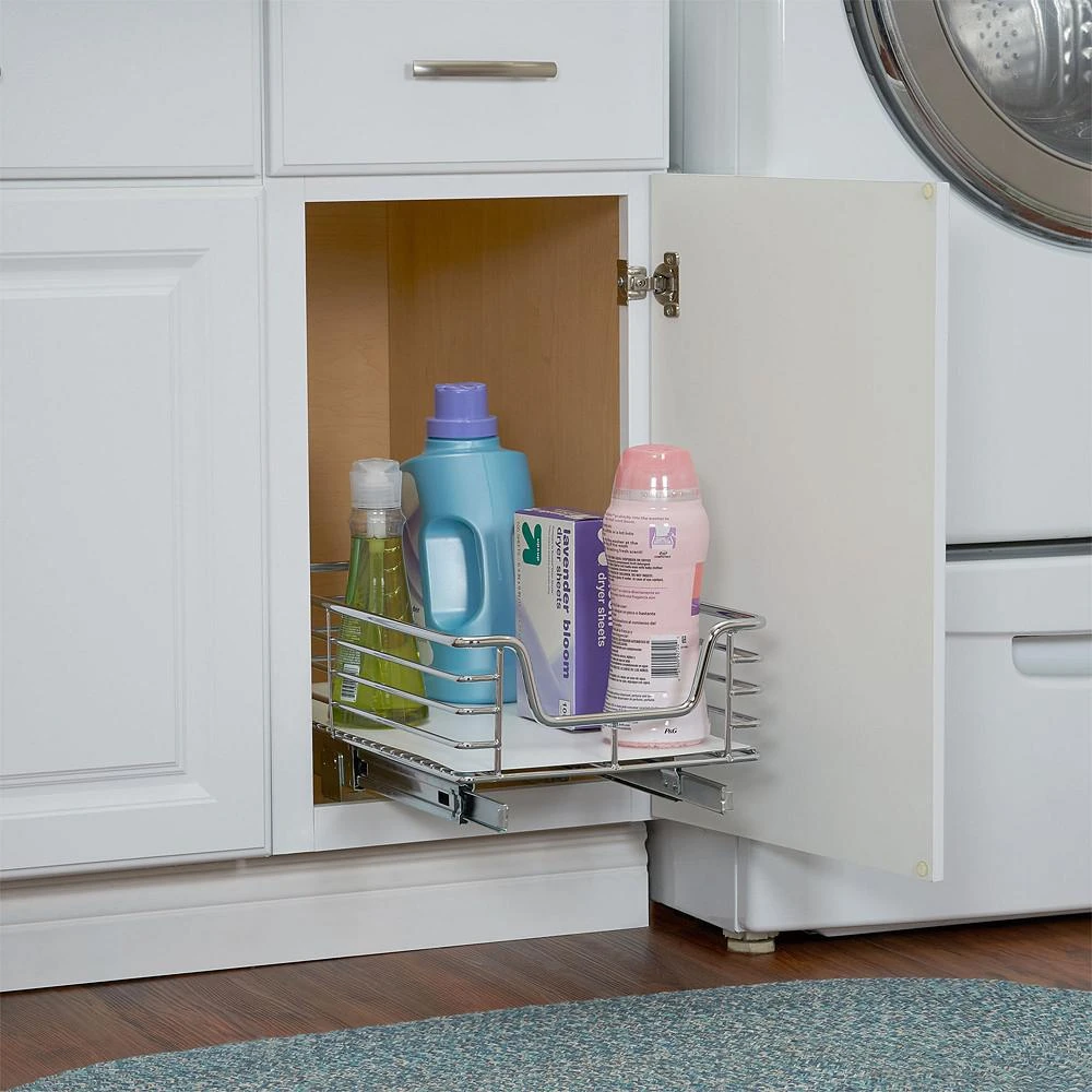 商品Household Essentials|Design Trend 11.5" Extended Depth 1-Tier Sliding Under Cabinet Organizer,价格¥1281,第2张图片详细描述