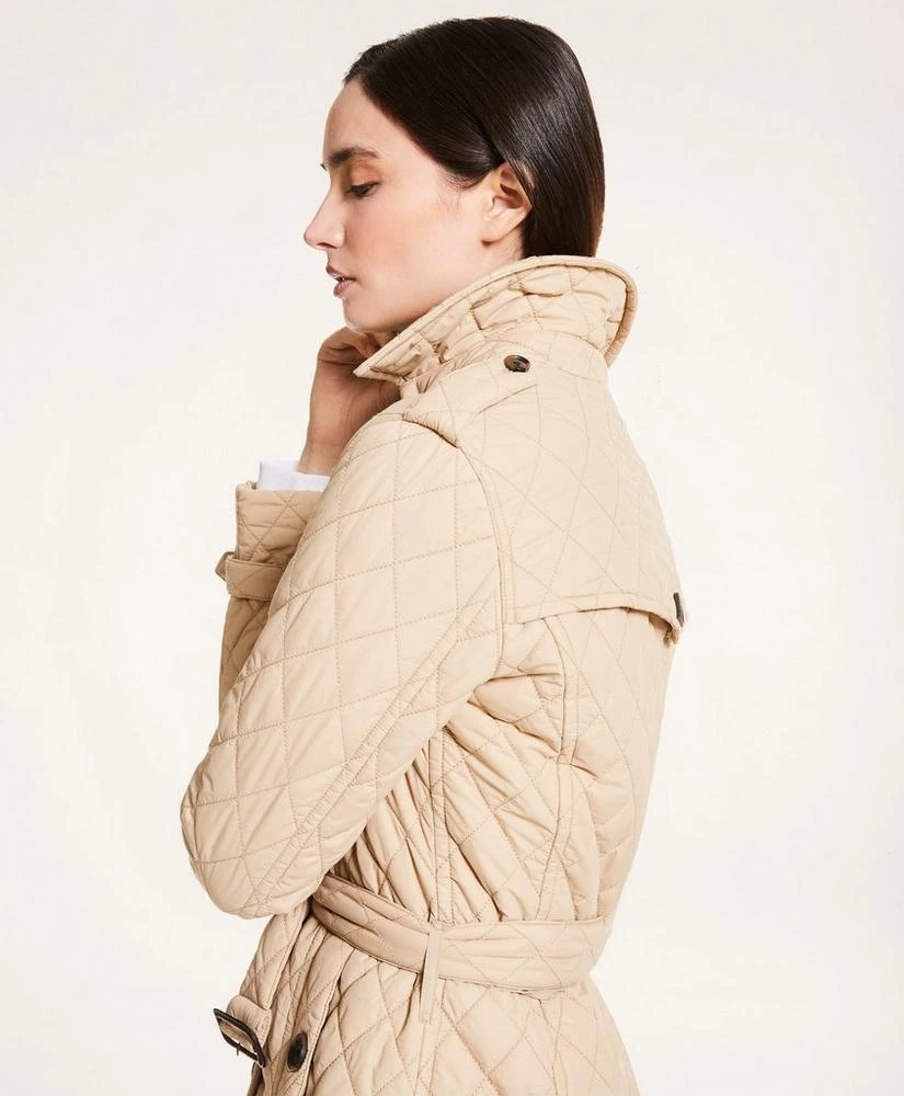 商品Brooks Brothers|Quilted Taffeta Trench Coat,价格¥1954,第2张图片详细描述