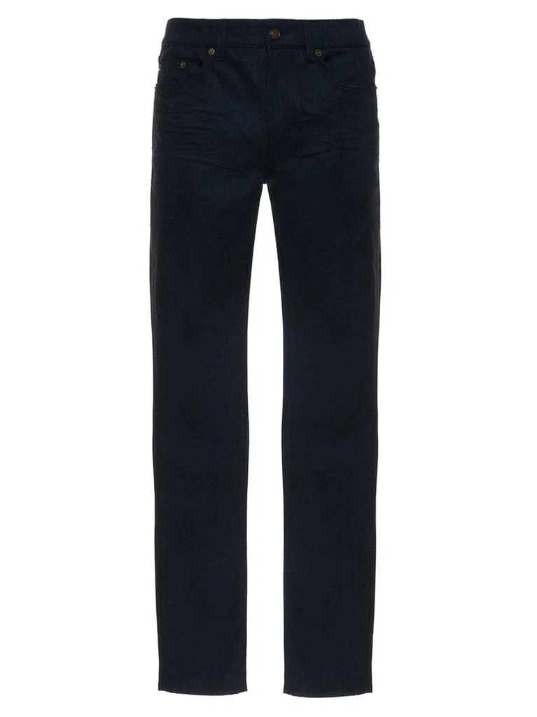 商品Yves Saint Laurent|Saint Laurent Button Detailed Skinny Jeans,价格¥2374,第1张图片