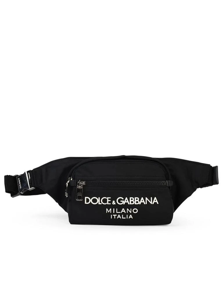 商品Dolce & Gabbana|Dolce & Gabbana Small Black Nylon Fanny Pack,价格¥4927,第1张图片