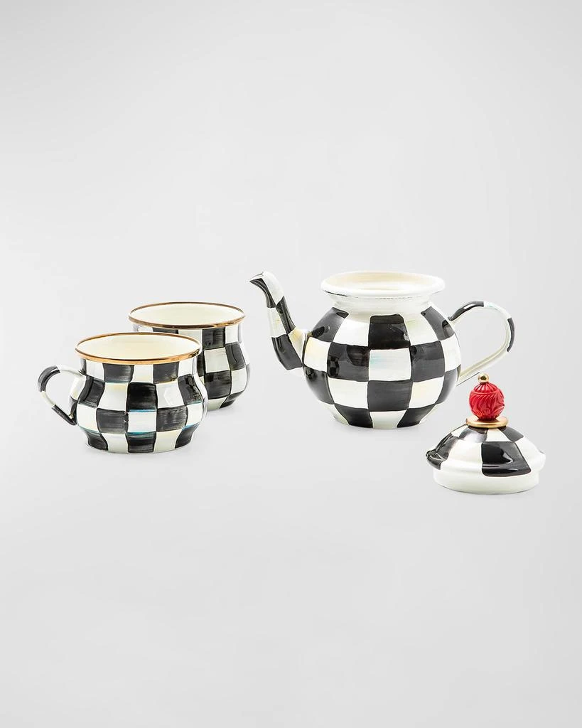 商品MacKenzie-Childs|Courtly Check Tea Party Set,价格¥1228,第2张图片详细描述