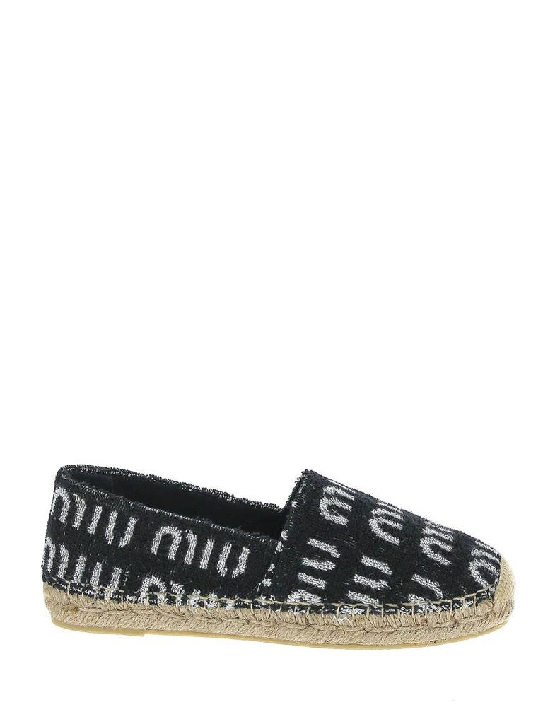 商品Miu Miu|Terrycloth Logo Espadrillas,价格¥3313,第1张图片