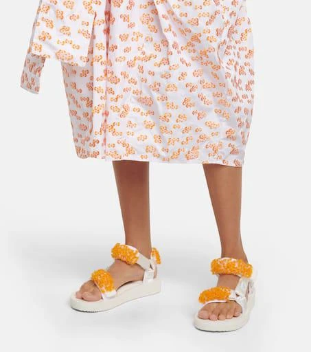 商品CECILIE BAHNSEN|x Suicoke Maria hand-embroidered sandals,价格¥2450,第4张图片详细描述