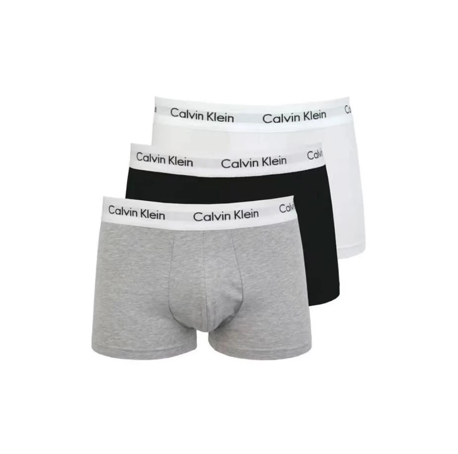 商品[国内直发] Calvin Klein|CALVIN KLEIN UNDERWEAR CK男士内裤3条装 高腰短裤 U2662G,价格¥210,第1张图片