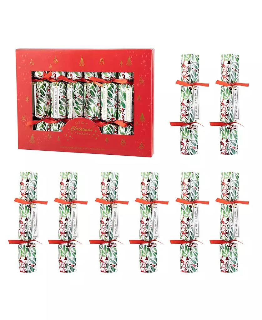 商品Glitzhome|8PK 1.50''D X 10.00''H Christmas Holy Leaves Party Cracker with Gift Contents,价格¥143,第1张图片