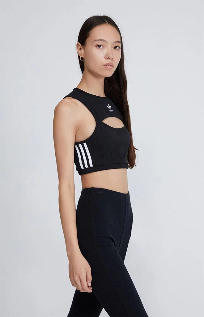 商品Adidas|Black Adicolor Cutout Tank Top,价格¥179,第3张图片详细描述