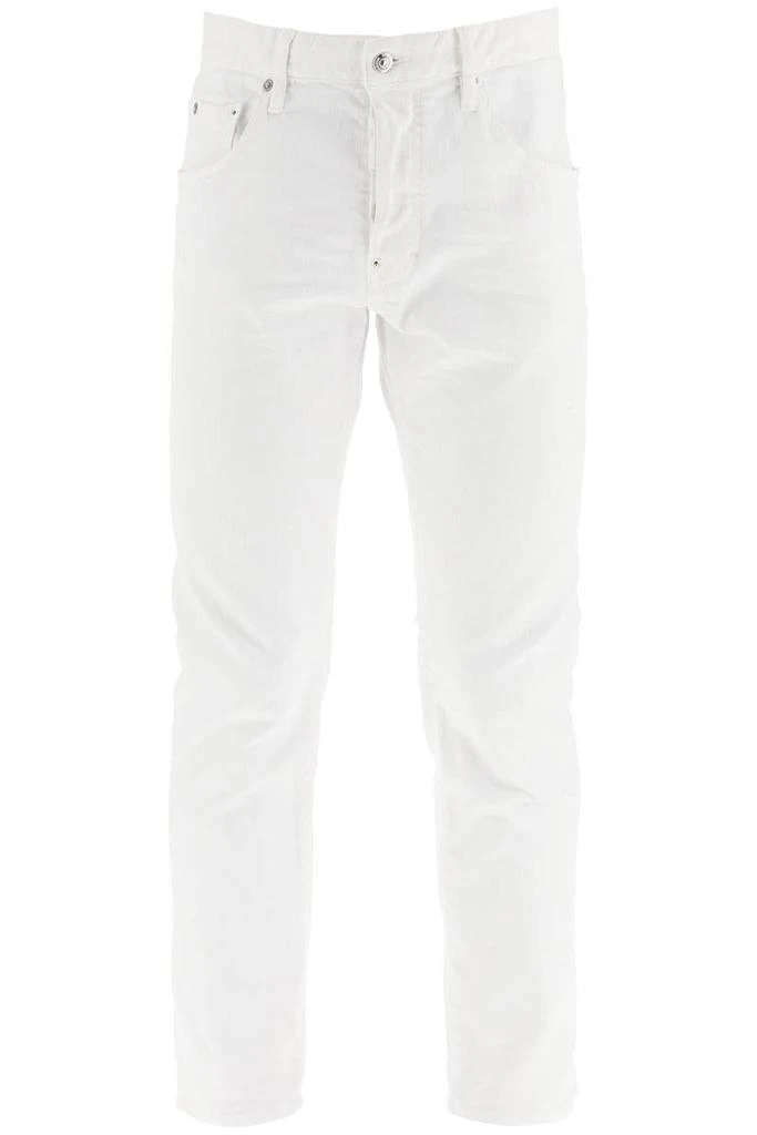商品DSQUARED2|Dsquared2 white bull wash skater jeans,价格¥2086,第1张图片