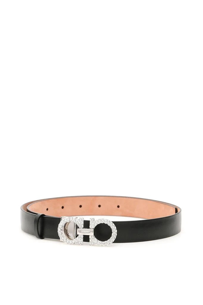 商品Salvatore Ferragamo|Salvatore ferragamo crystal gancini belt,价格¥2904,第1张图片