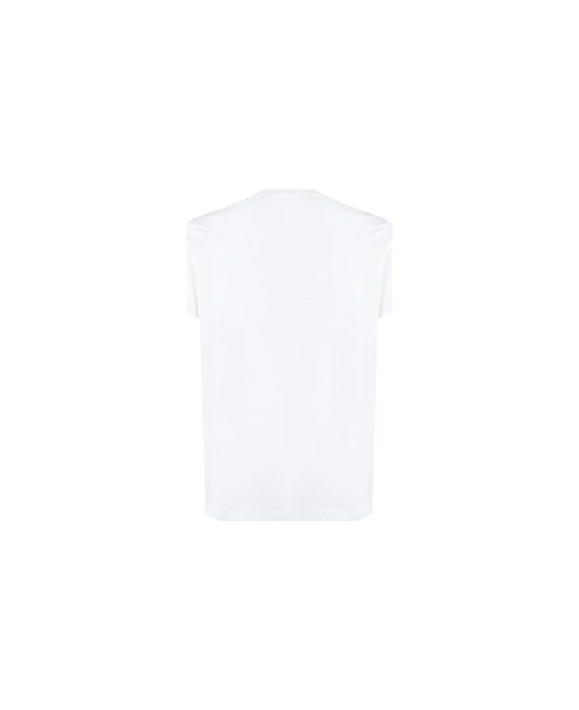 White Cotton T-shirt商品第3张图片规格展示