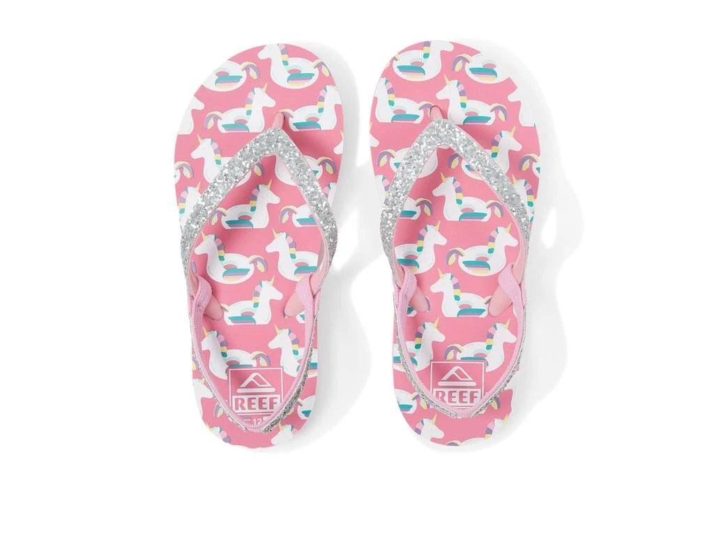 商品Reef|Reef Kids Lil Stargazer Prints Flip Flop (Infant/Toddler/Little Kid),价格¥167,第1张图片