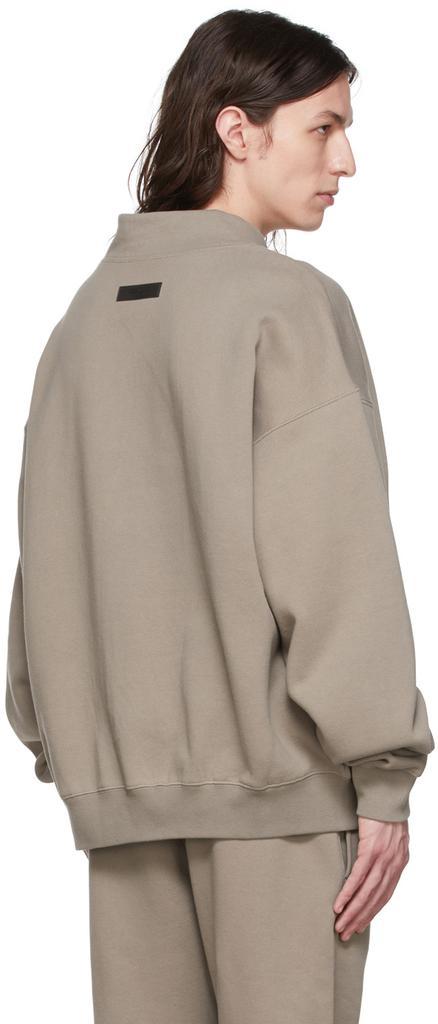 商品Essentials|Taupe Cotton Sweatshirt,价格¥602,第5张图片详细描述
