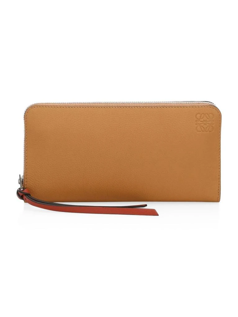 商品Loewe|Colorblock Leather Zip-Around Wallet,价格¥4418,第1张图片