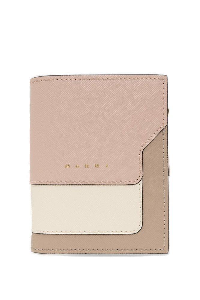 商品Marni|Marni Logo Detailed Panelled Zipped Wallet,价格¥2806,第1张图片