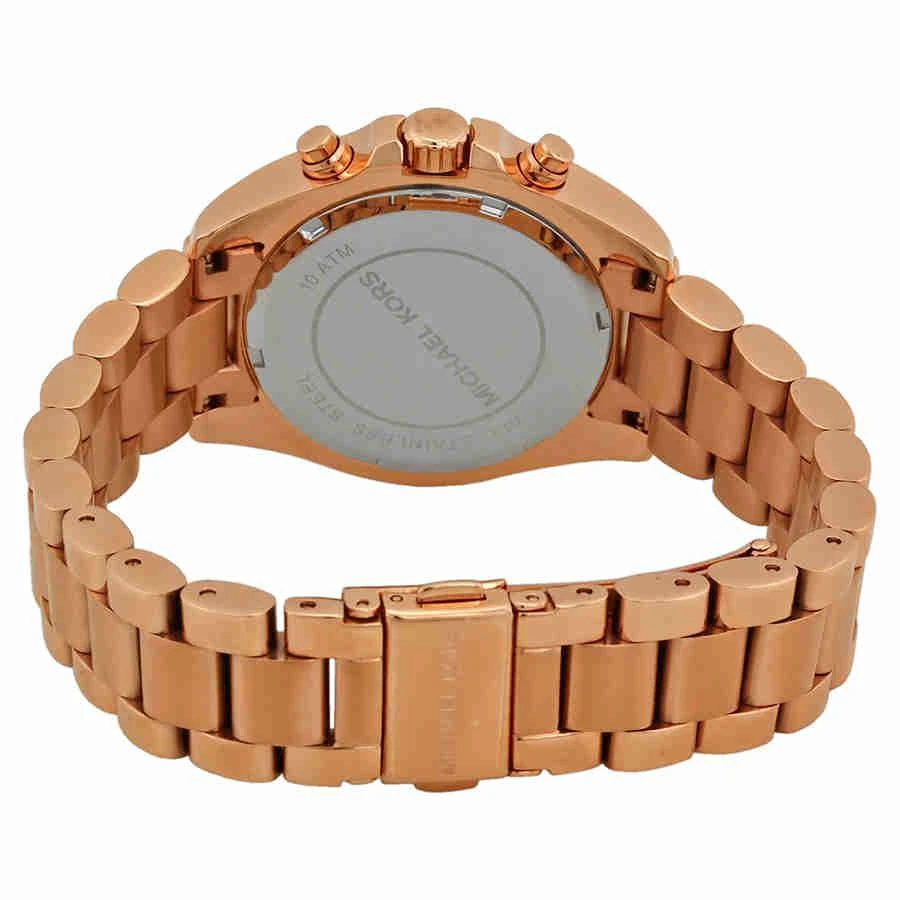 商品Michael Kors|Michael Kors Bradshaw Chronograph Rose Dial Ladies Watch MK5799,价格¥1081,第3张图片详细描述