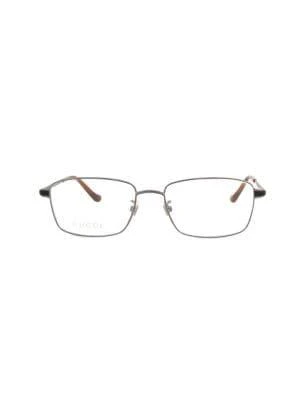 商品Gucci|54MM Rectangle Eyeglasses,价格¥1624,第1张图片